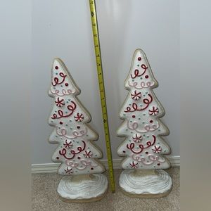 21” Peppermint sugar cookie trees (gingerbread collection)